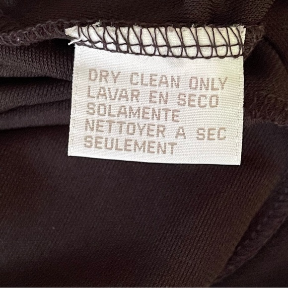 Jones New York Wrap Dress with Leather Trim Waist - Picture 8 of 12